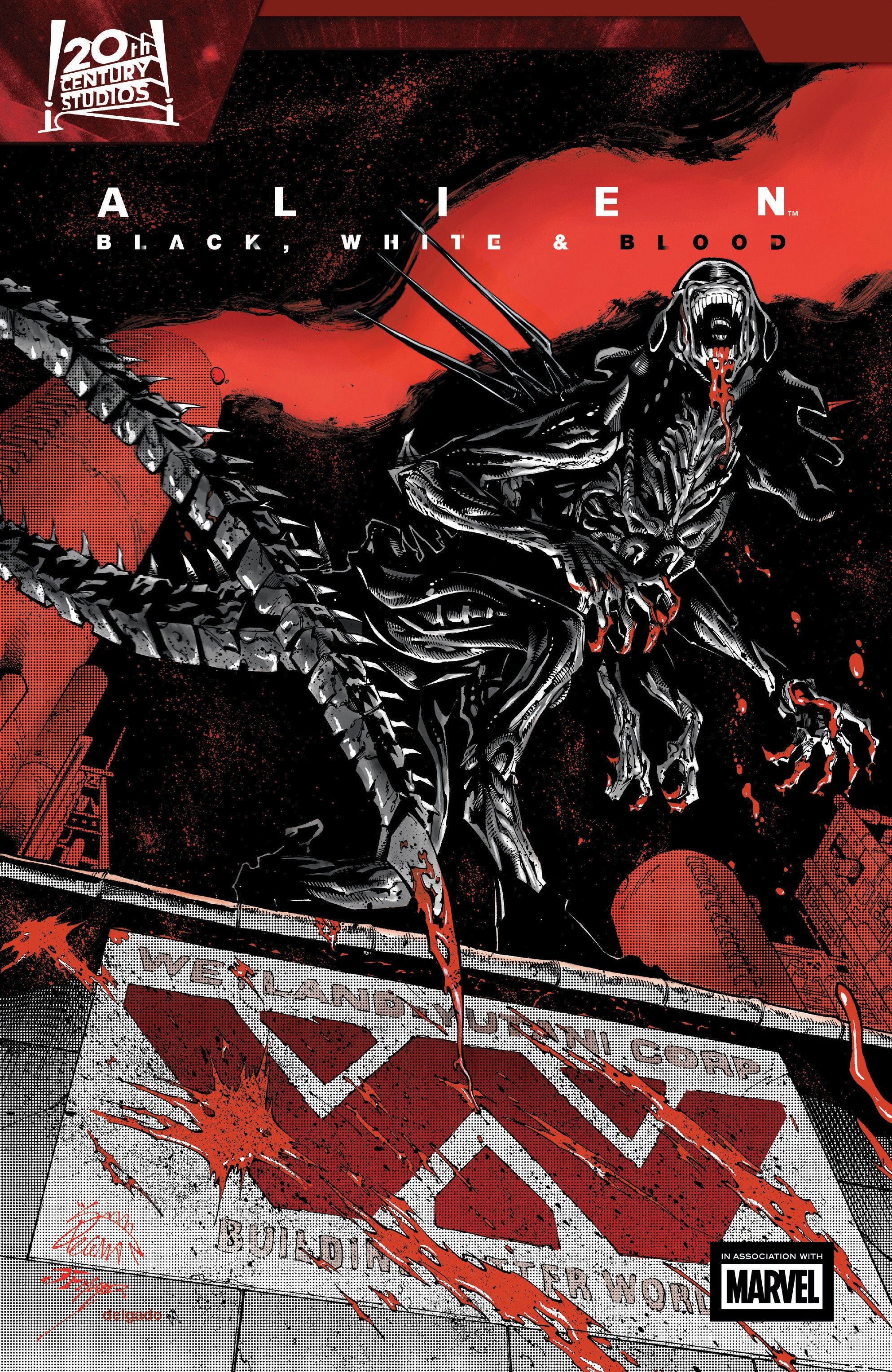 Alien Black White Blood TPB