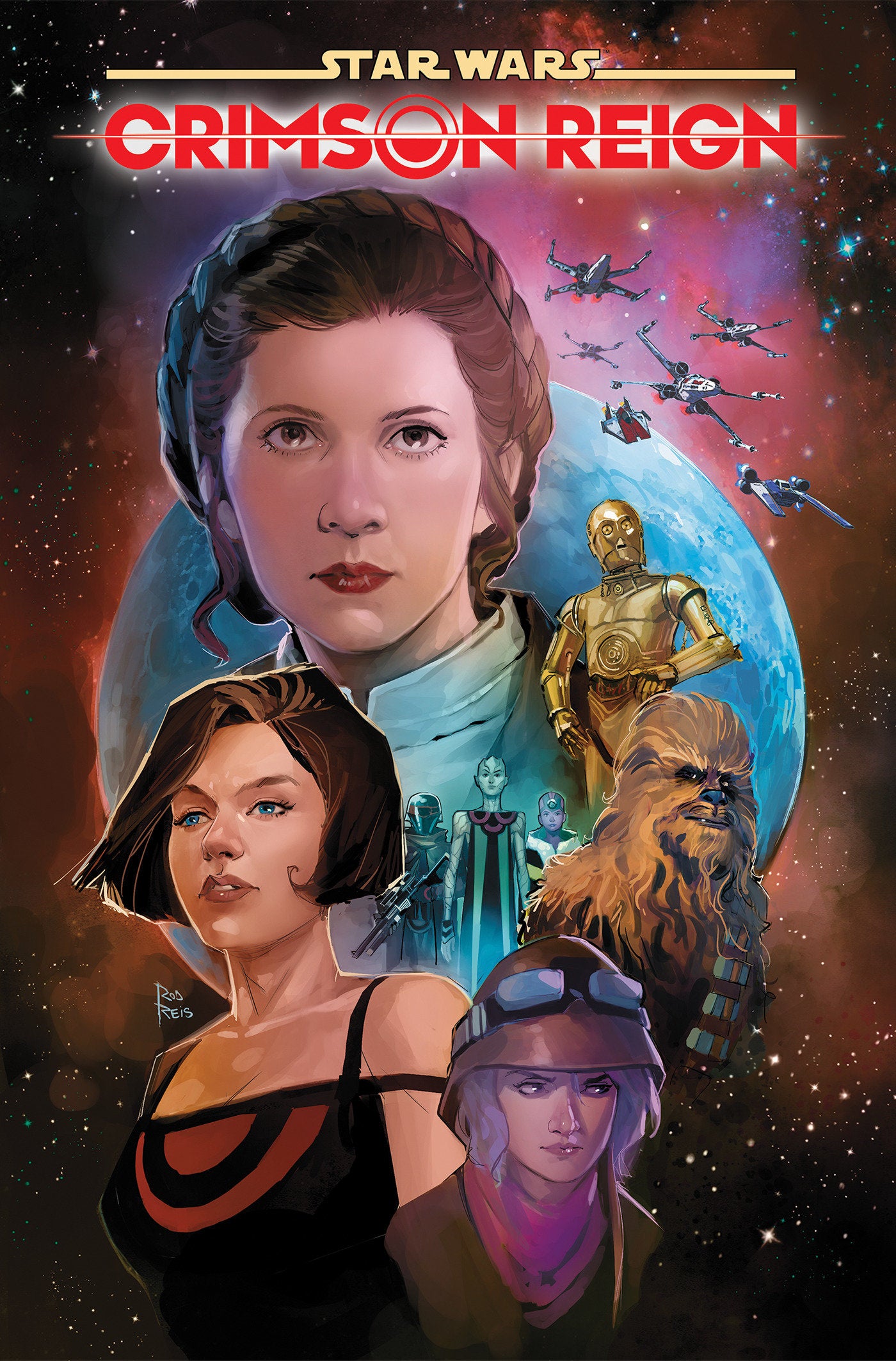 Star Wars Crimson Reign Omnibus Hardcover Rod Reis Cover