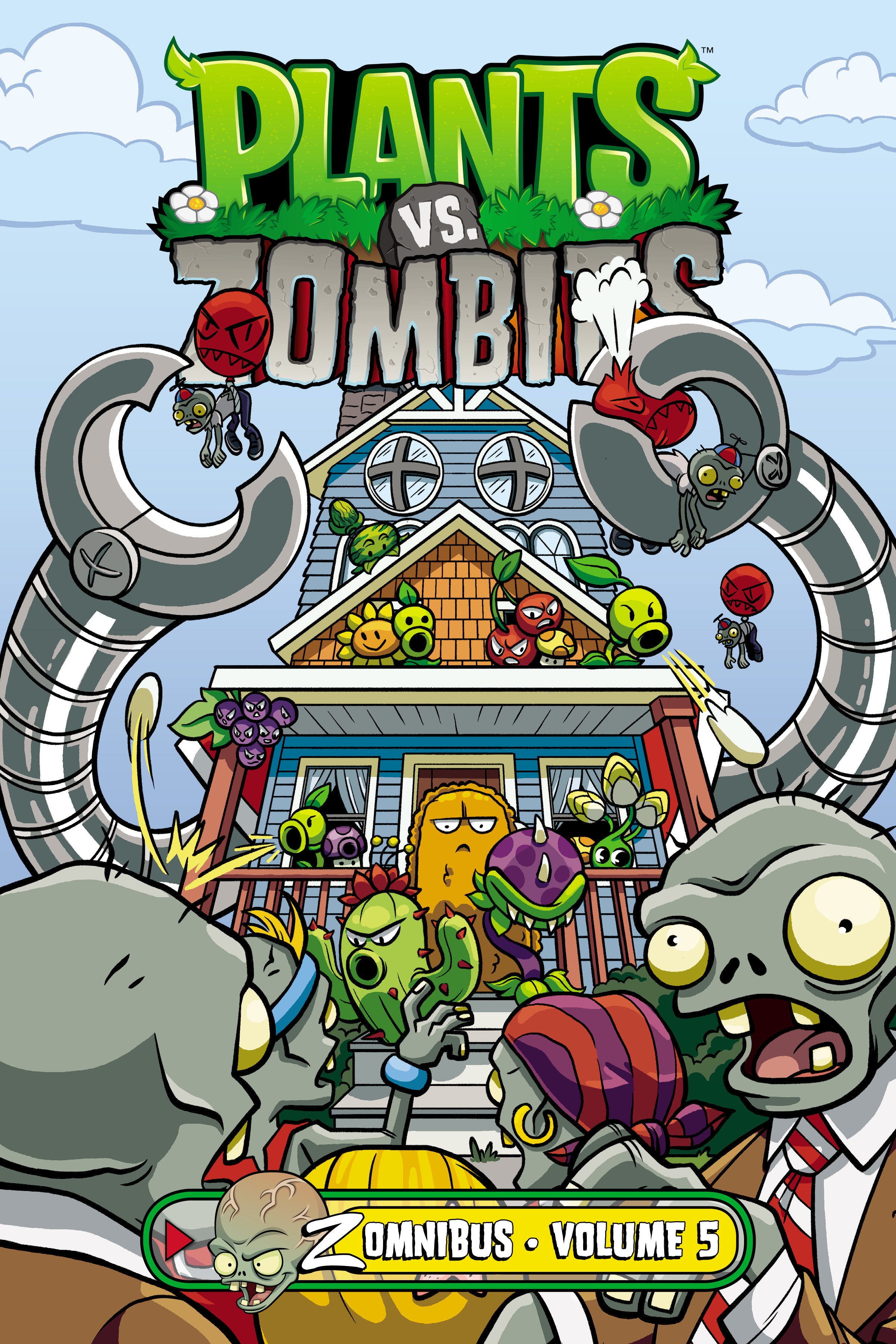 Plants vs Zombies Zomnibus Hardcover Volume 05