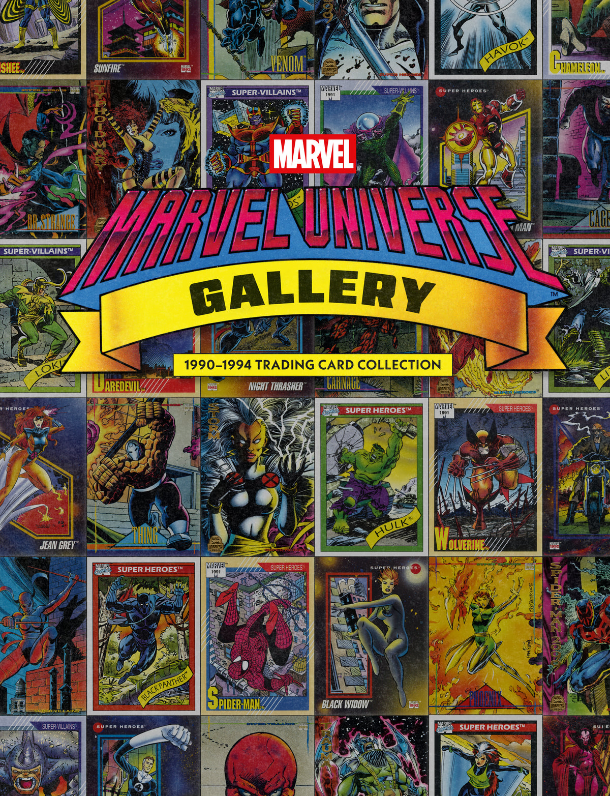Marvel Universe Gallery 1990 1994 Trading Card Collection Hardcover