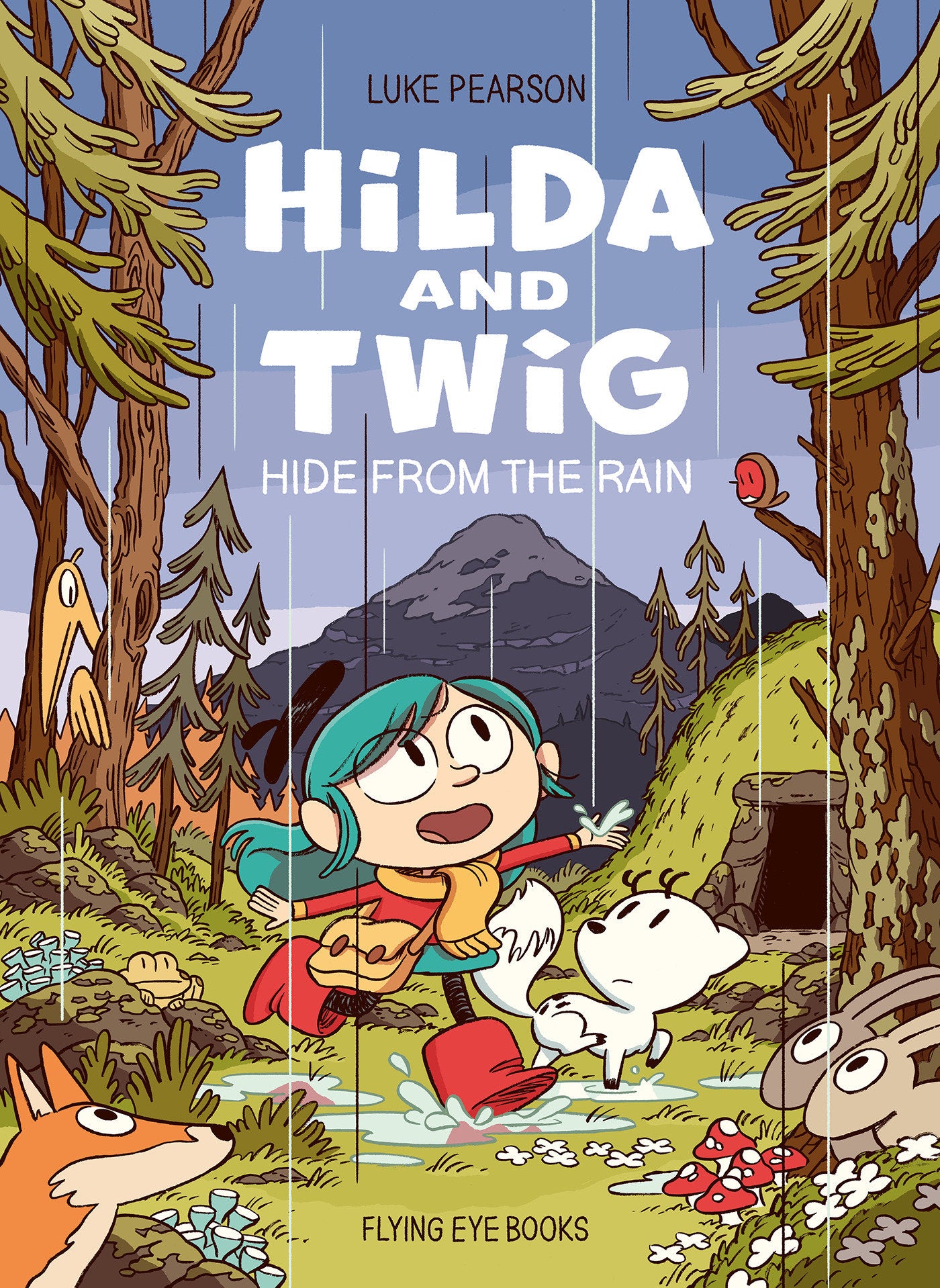 Hilda And Twig Hide From The Rain Softcover
