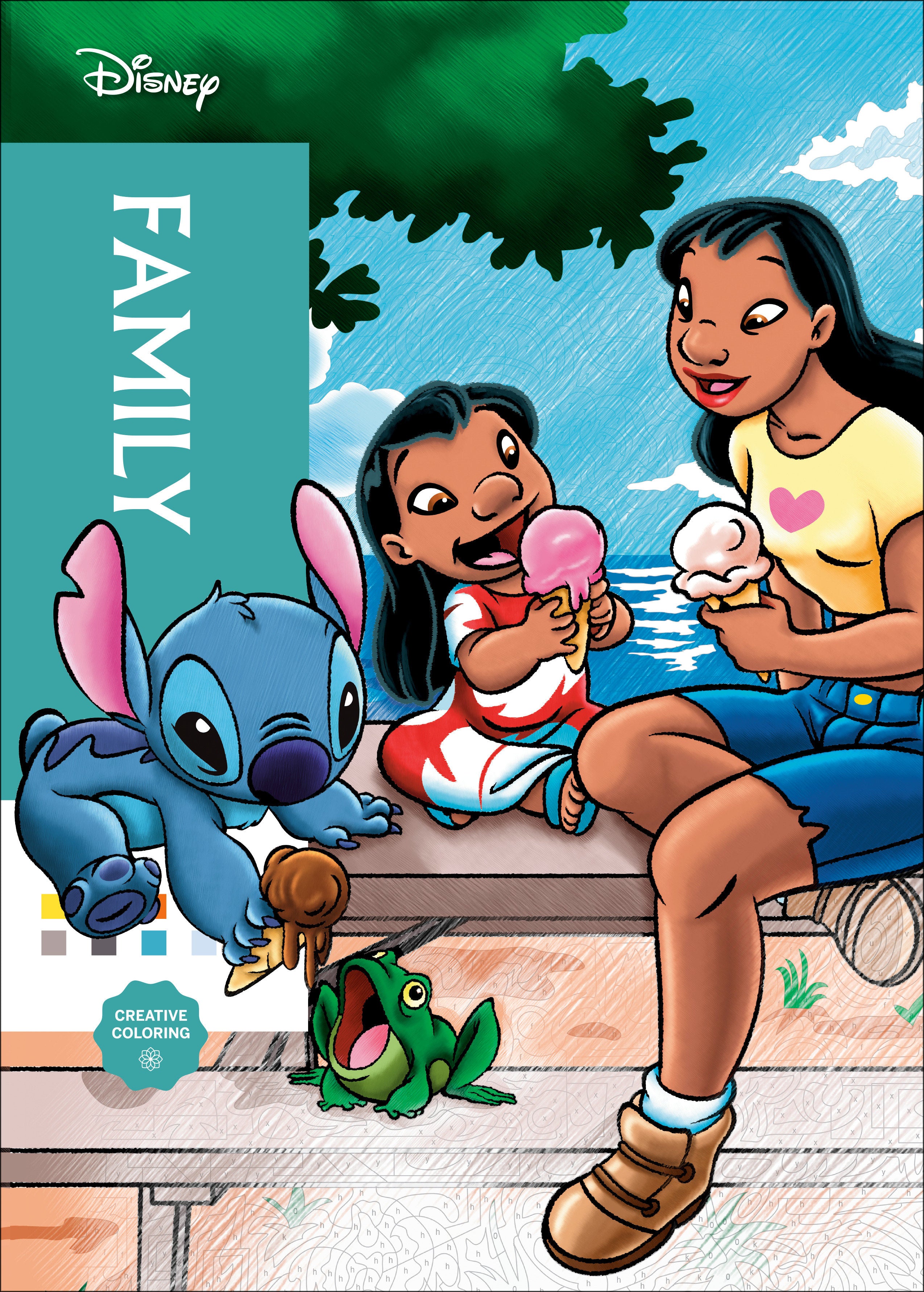 Disney Mystery Coloring Family Softcover