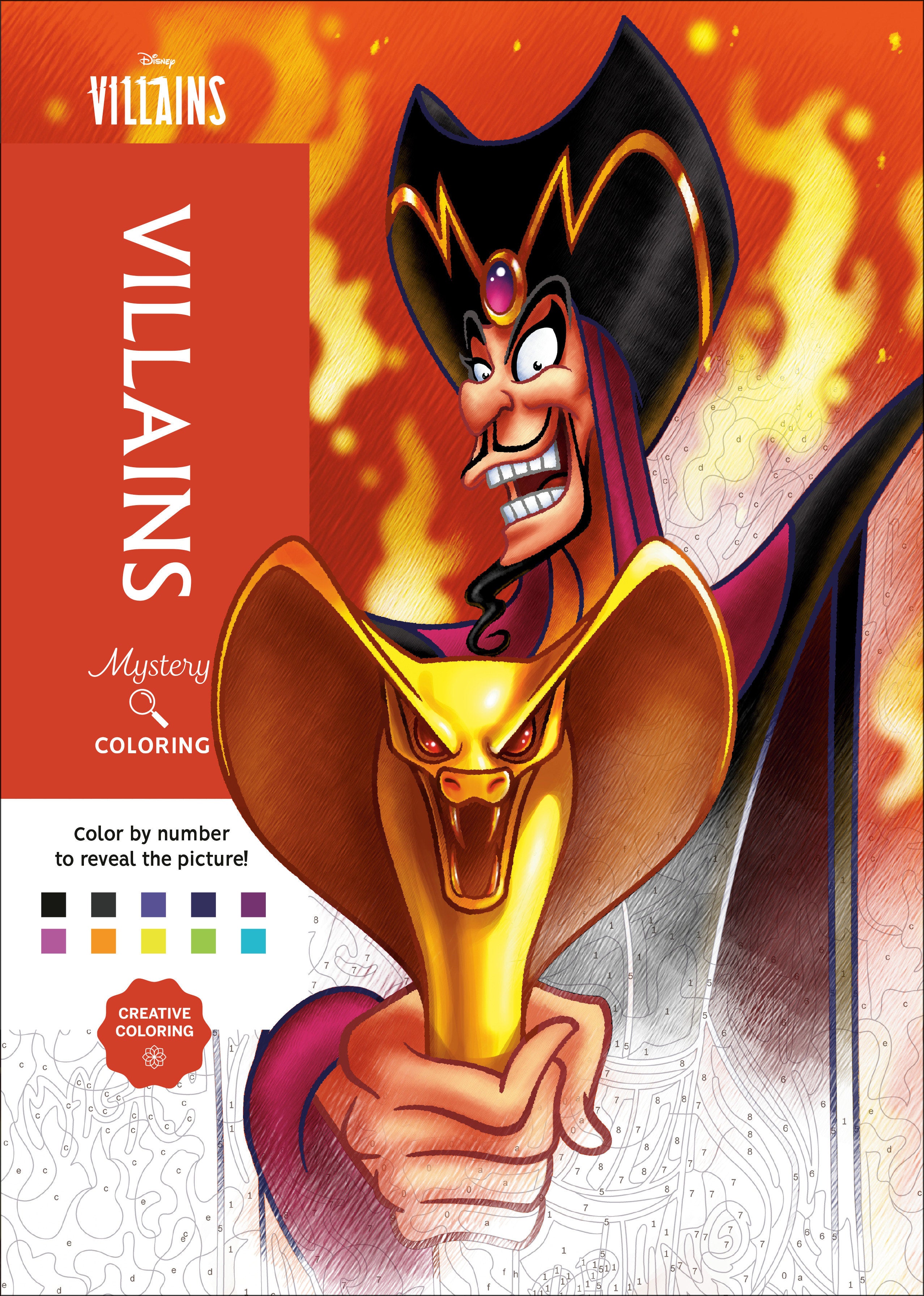 Disney Mystery Coloring Disney Villains Softcover