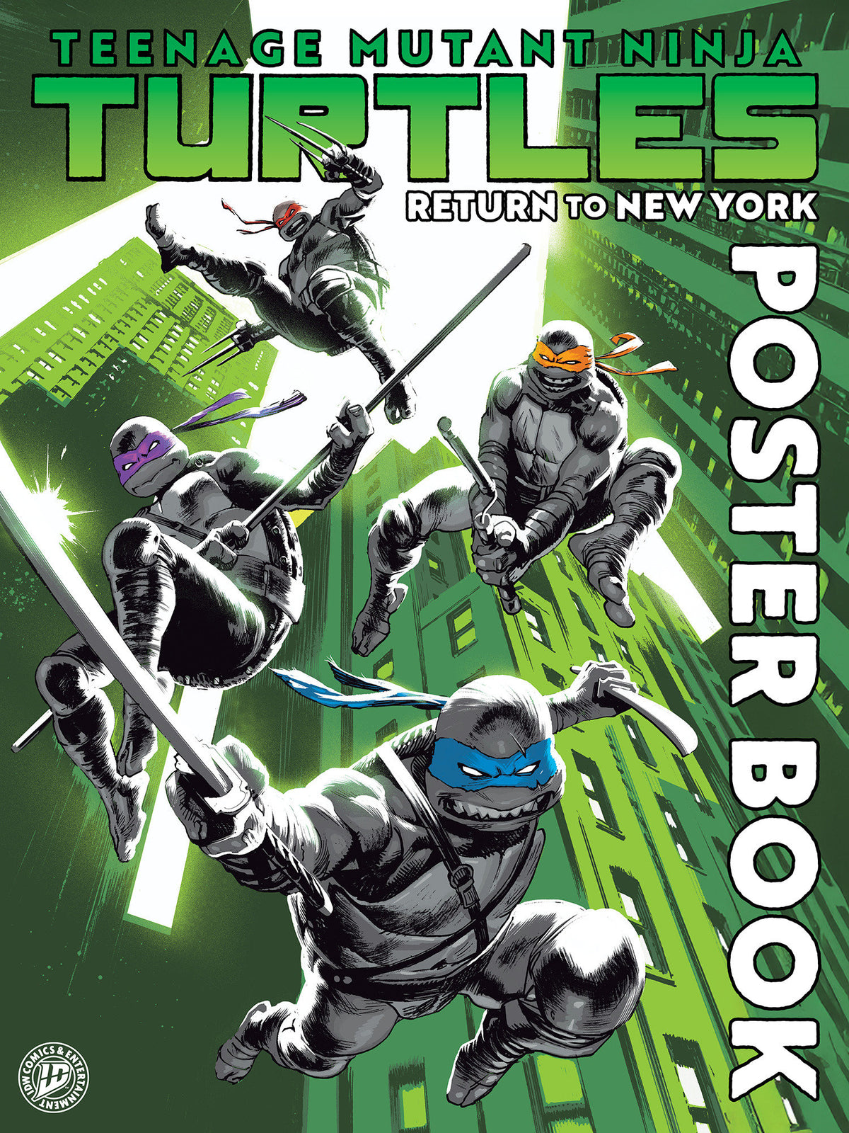 Teenage Mutant Ninja Turtles Return To New York Poster Book