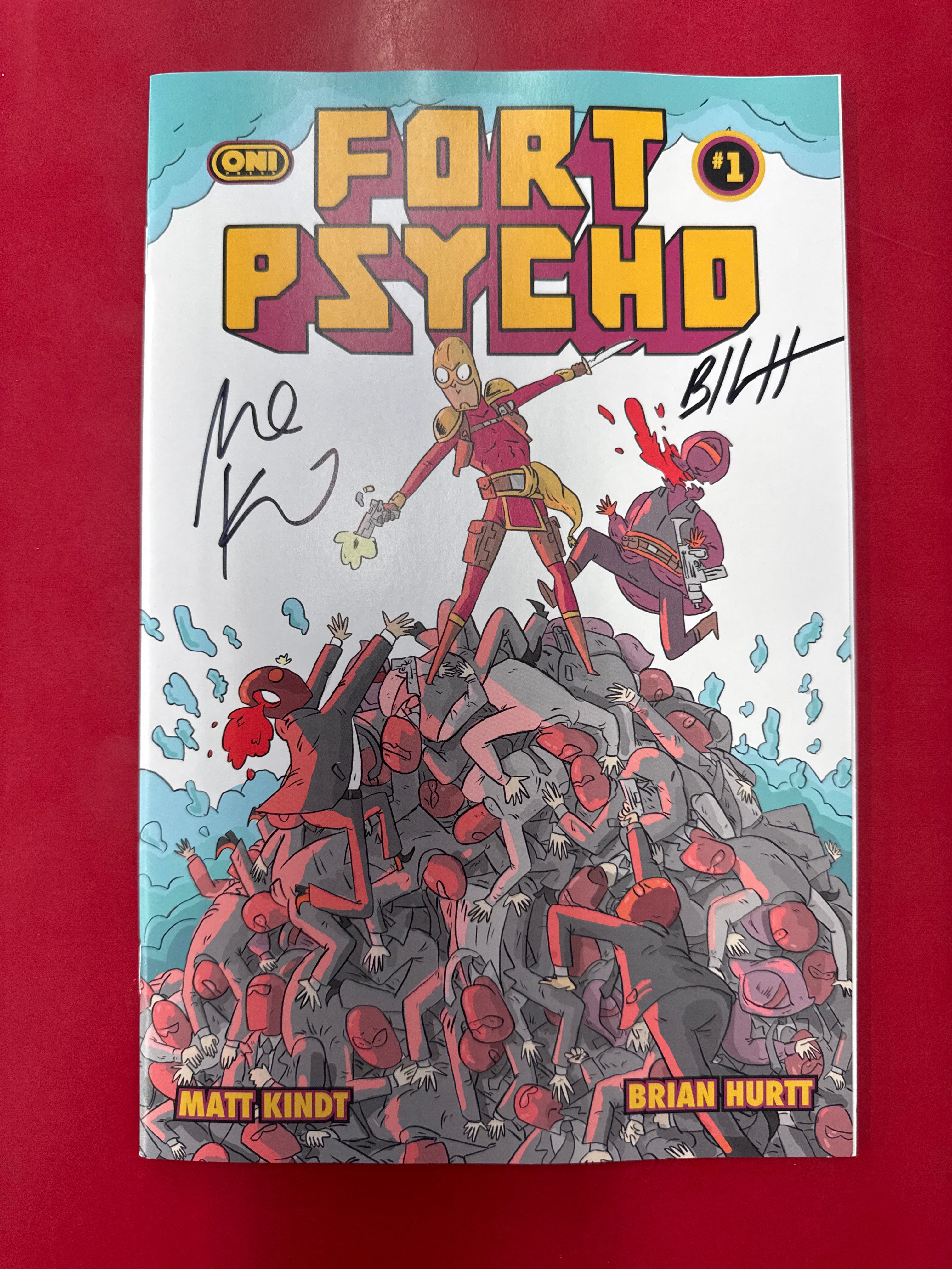 Fort Psycho #1 Cover D Kyle Starks Variant *DOUBLE-SIGNED*