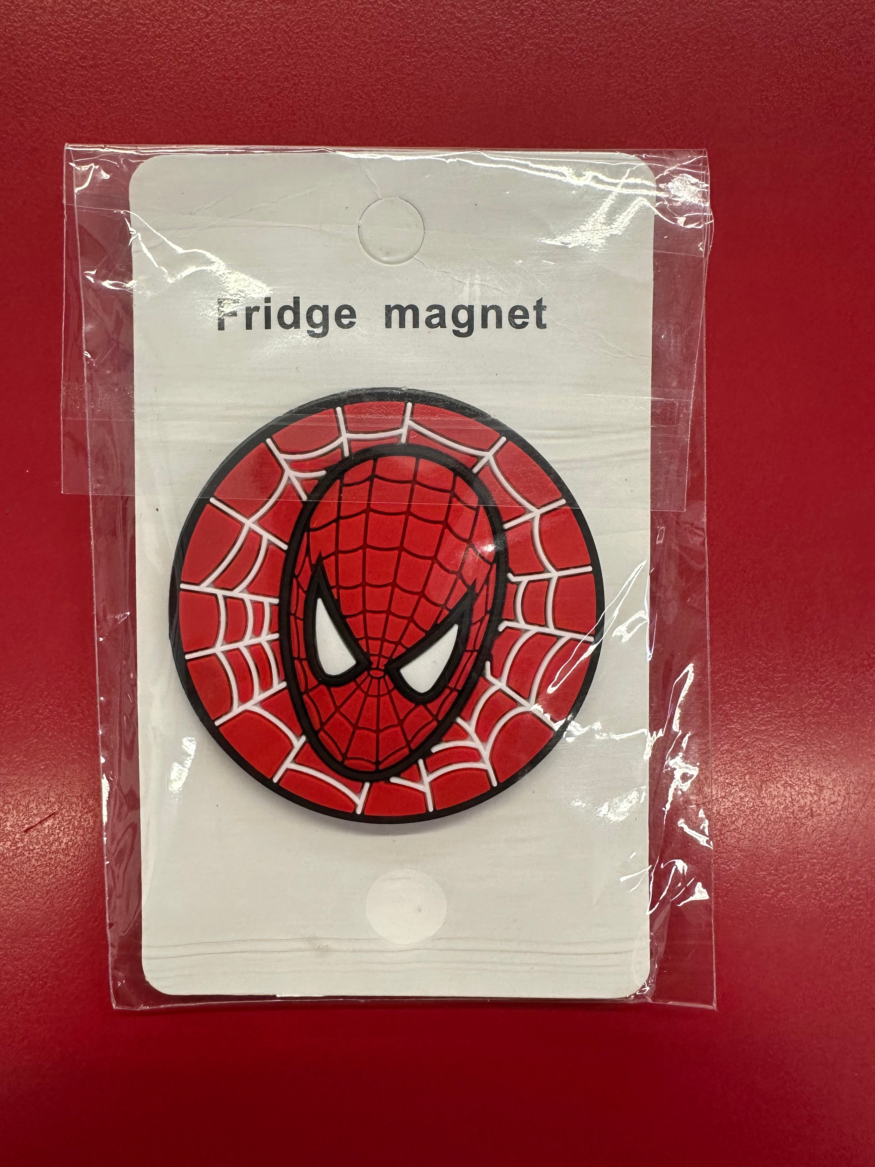 Fridge Magnet Spider-Man Head (White Webs)