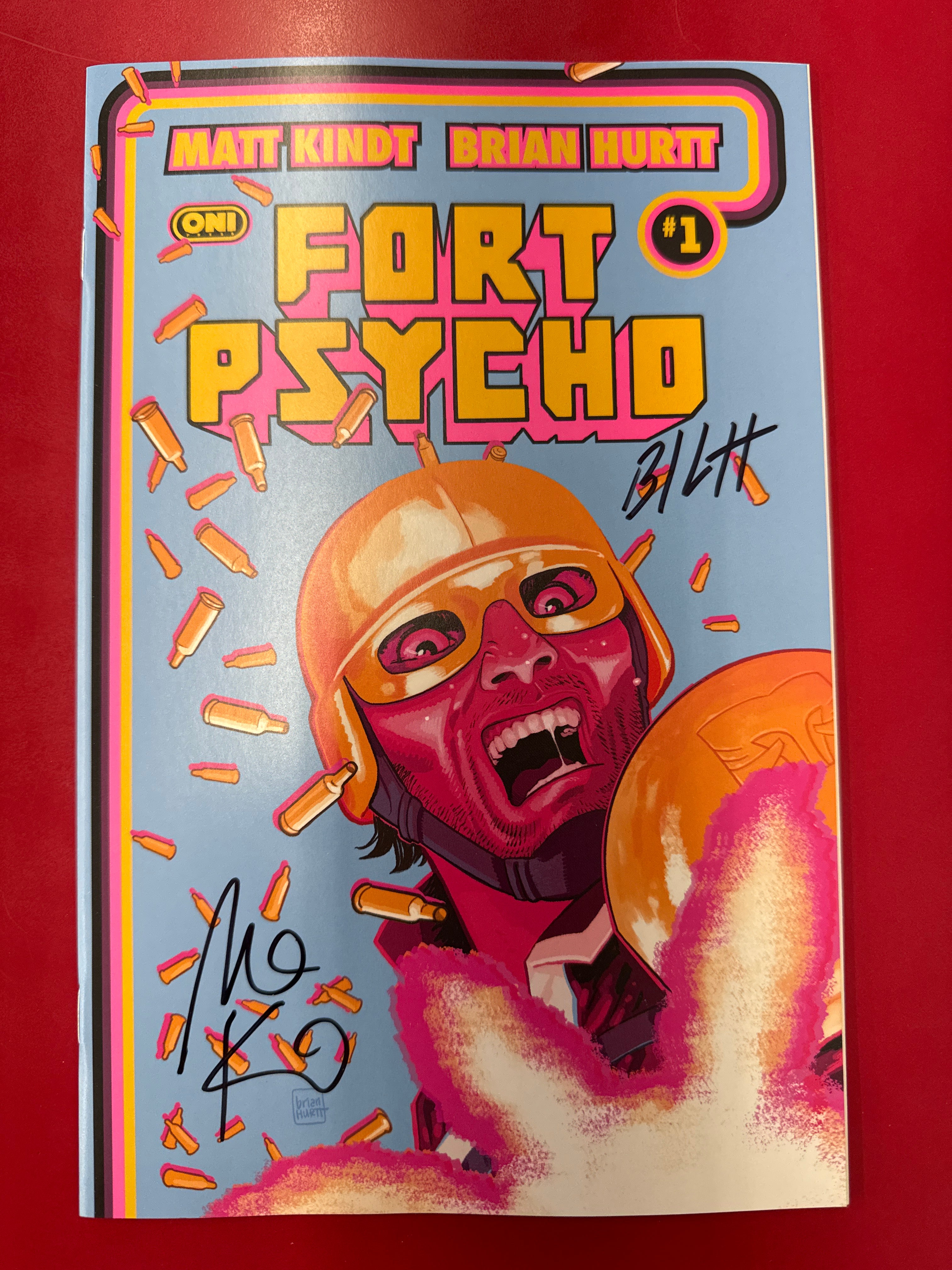 Fort Psycho #1 Cover A Brian Hurtt *DOUBLE-SIGNED*