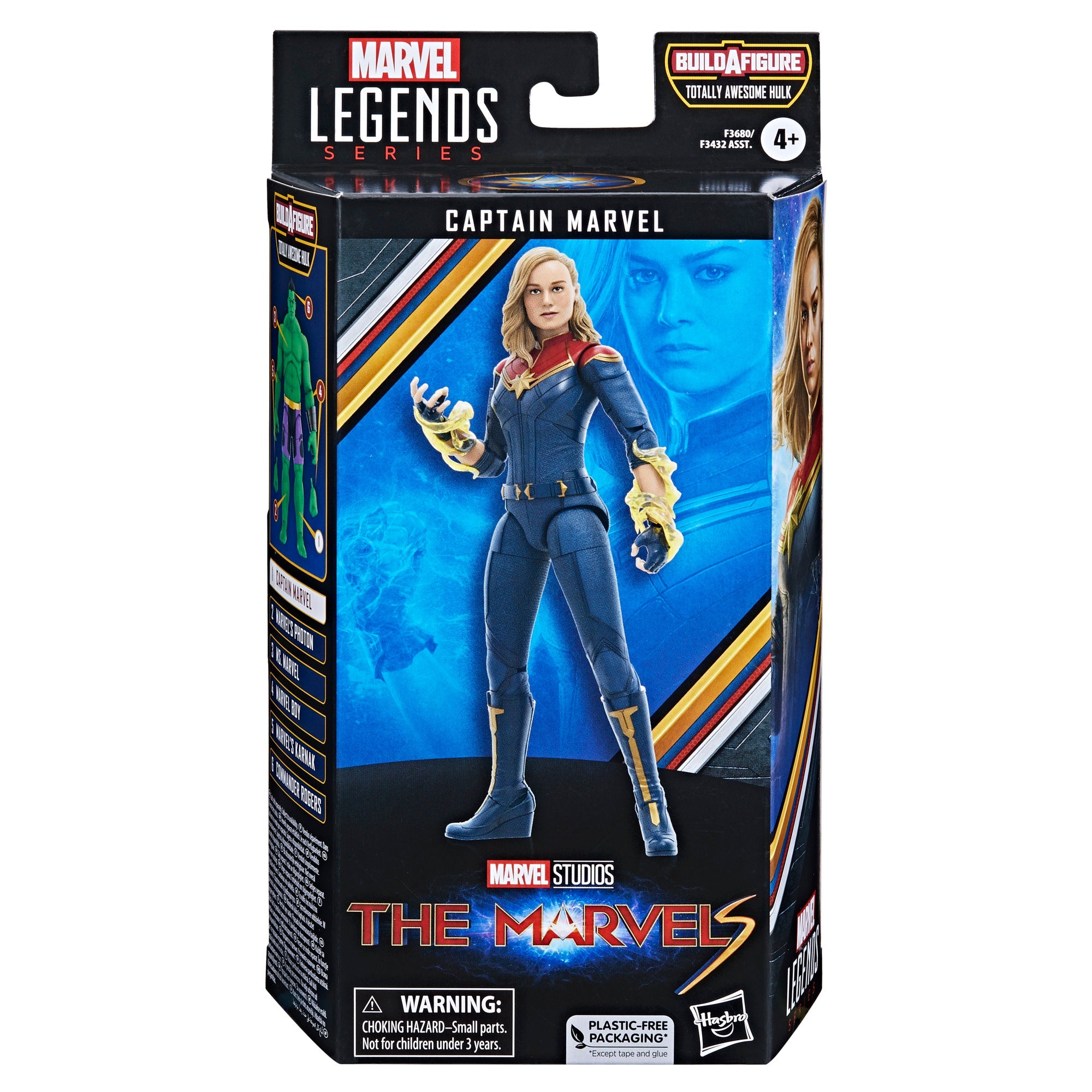 Marvel Legends Captain Marvel (Totally Awesome Hulk BAF)