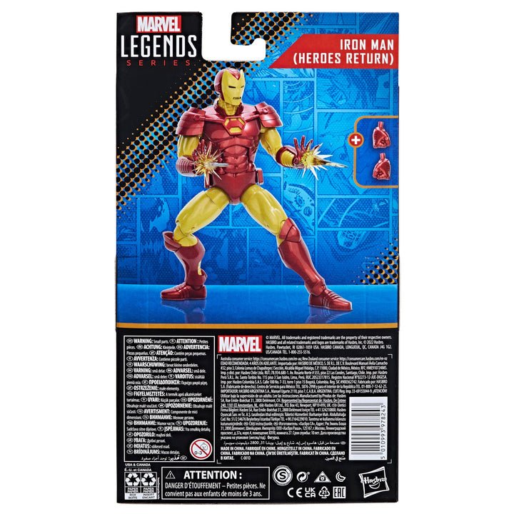 Marvel Legends Iron Man (Heroes Return) (Totally Awesome Hulk BAF)