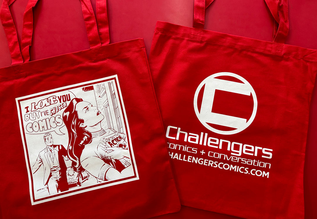 Challengers "I Love You" Tote Bag by James Zark