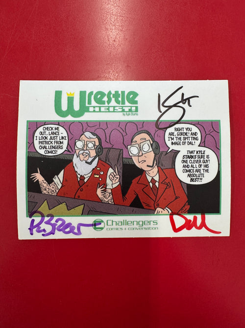 Wrestle Heist TPB (Mature) SIGNED EXCLUSIVE BOOKPLATE