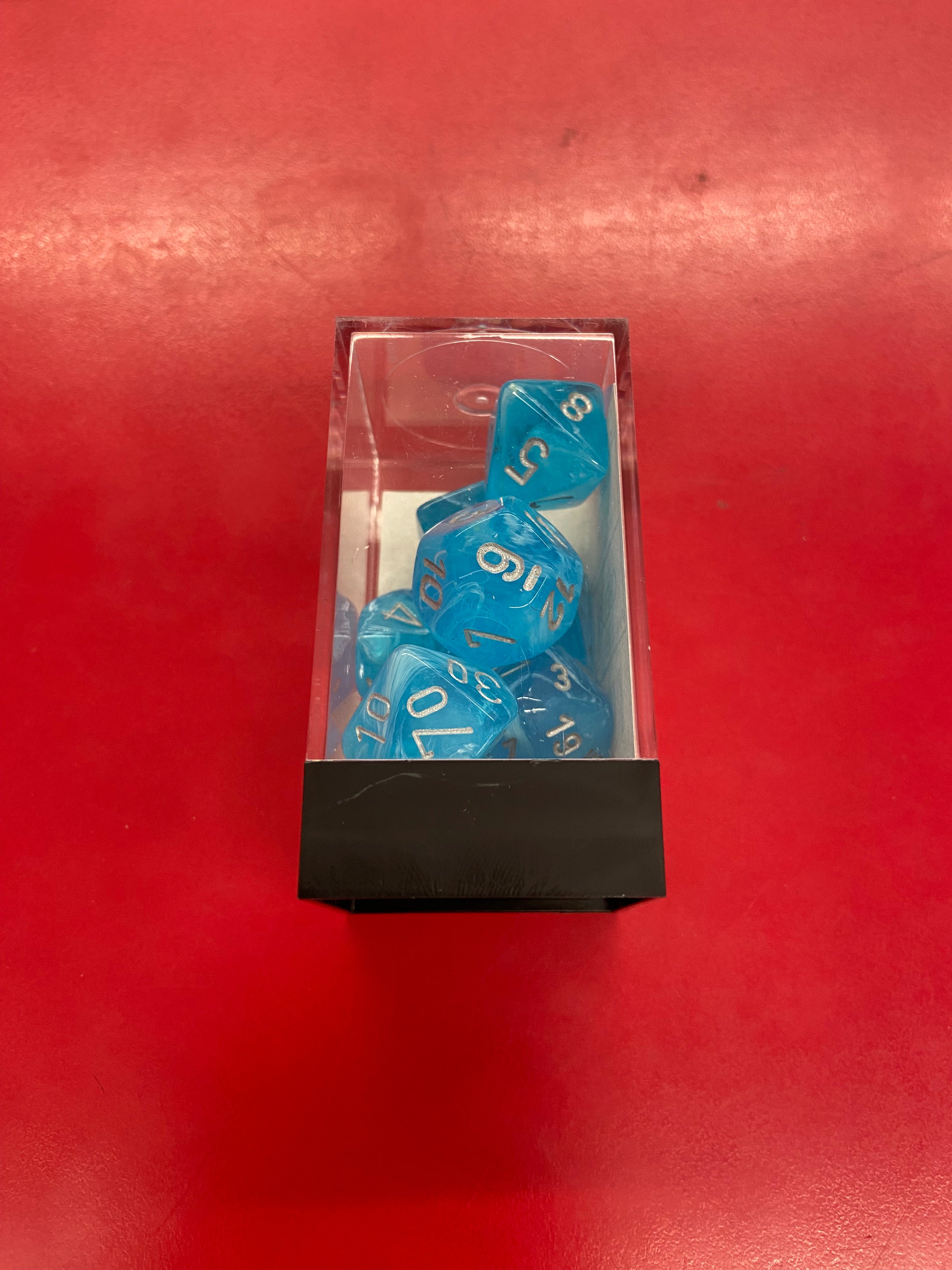 Dice 7-Die Set Luminary Sky/silver