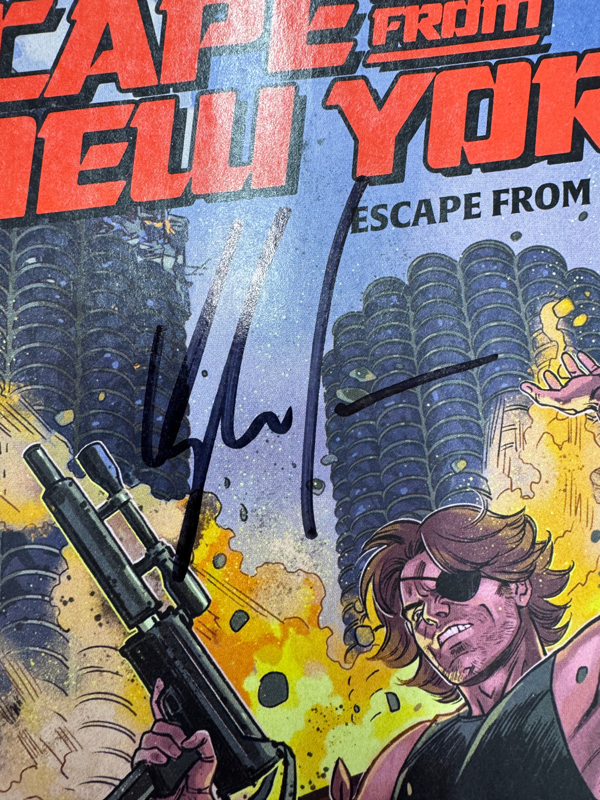 Escape From New York Escape From Chicago #1 Cover B Danica Brine Variant *SIGNED*