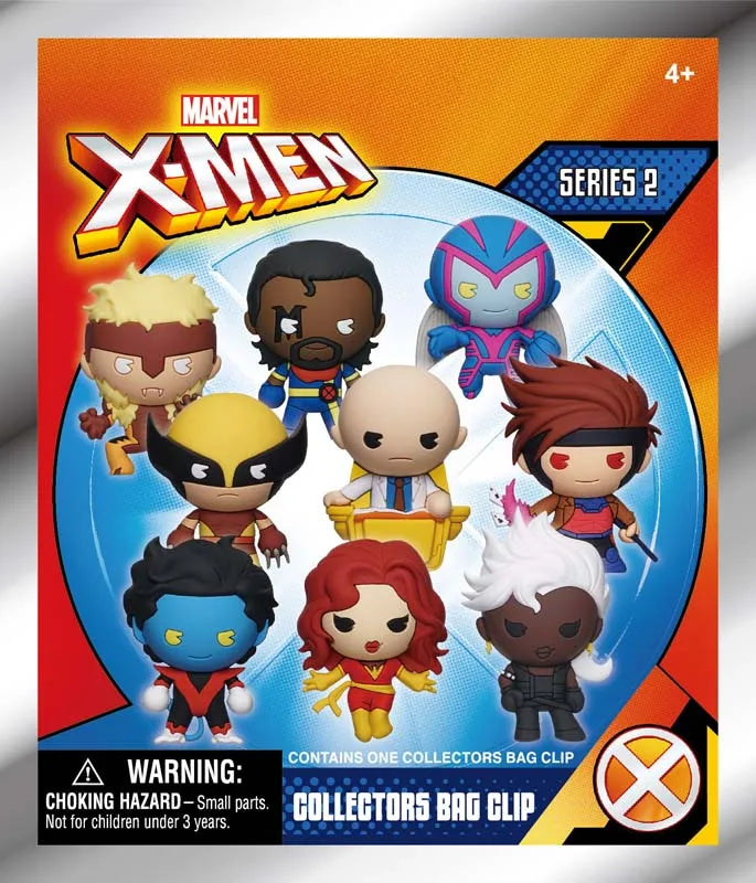 X-Men Classic Series 2 3D Foam Bag Clip Keychain