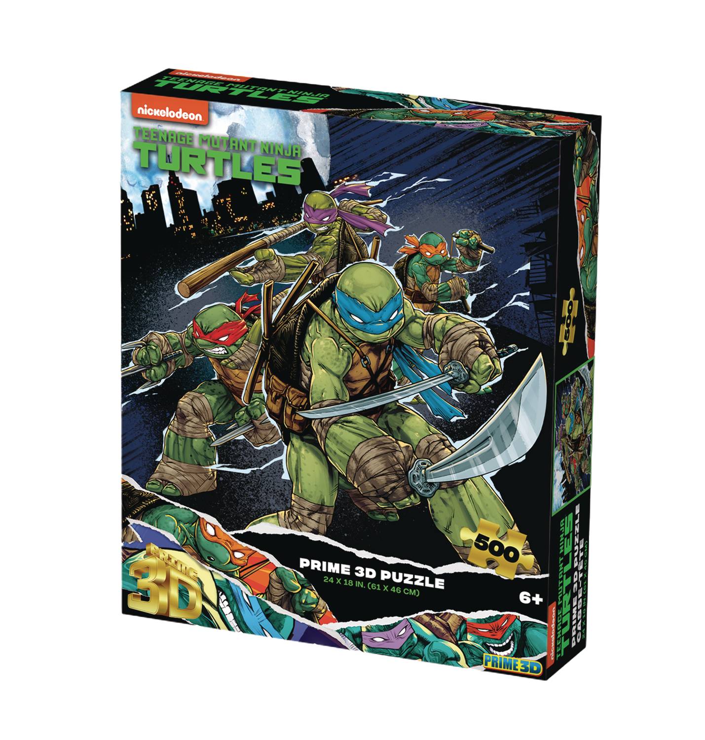 Teenage Mutant Ninja Turtles 500pc 24x18 3D Puzzle