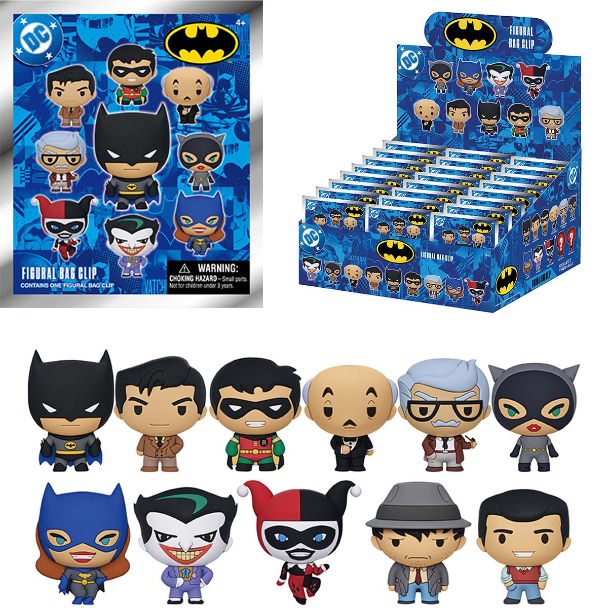 Batman Animated Series Foam Bag Clip