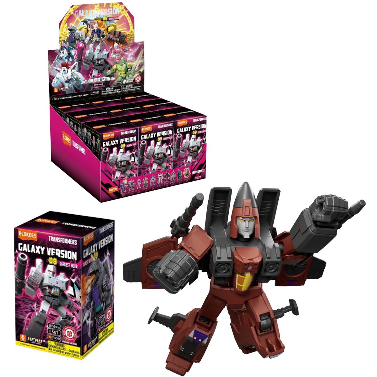 Blokees Transformers Galaxy Version 09 Darkest Hour Blind Box