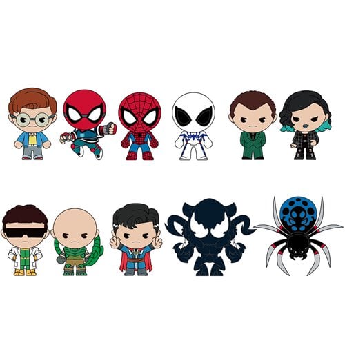 Your Friendly Neighborhood Spider-Man 3D Foam Bag Clip Keychain Blind Bag
