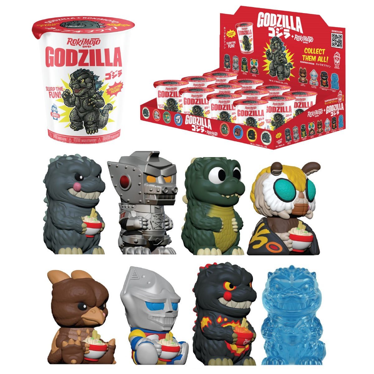 Godzilla Rokimoto Wave 2 Cup Vinyl Figure Blind Box