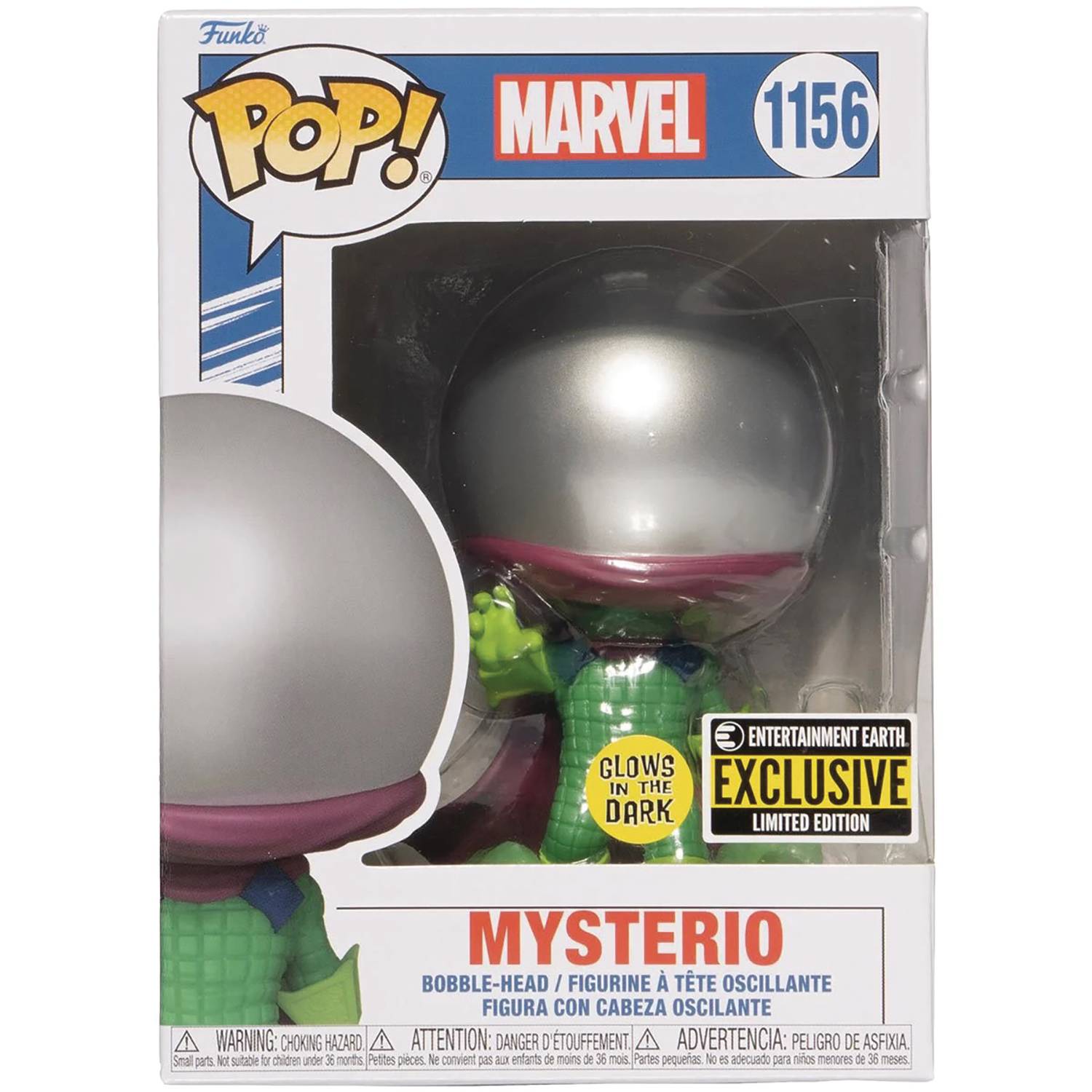 MARVEL MYSTERIO 616 GITD VINYL POP FIGURE