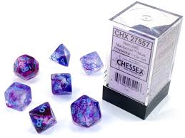 Dice 7-Die Set Nebula Luminary