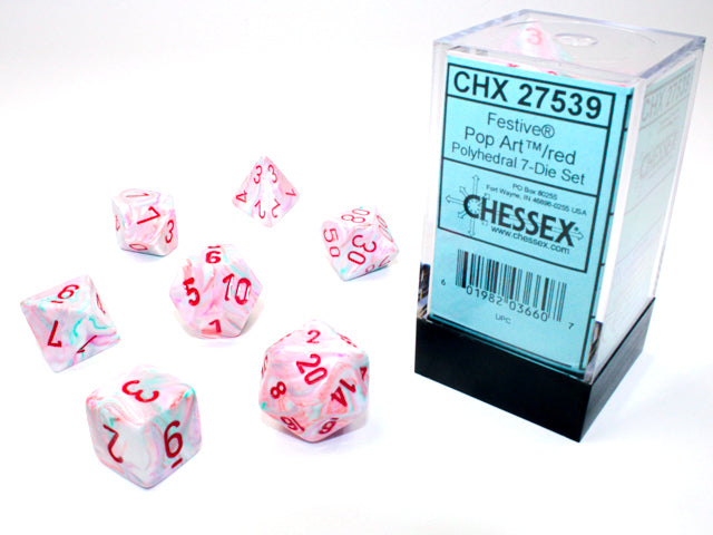 Dice 7-Die Set Festive