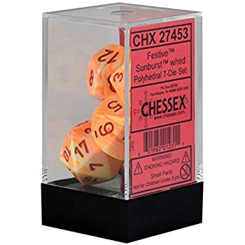 Dice 7-Die Set Festive