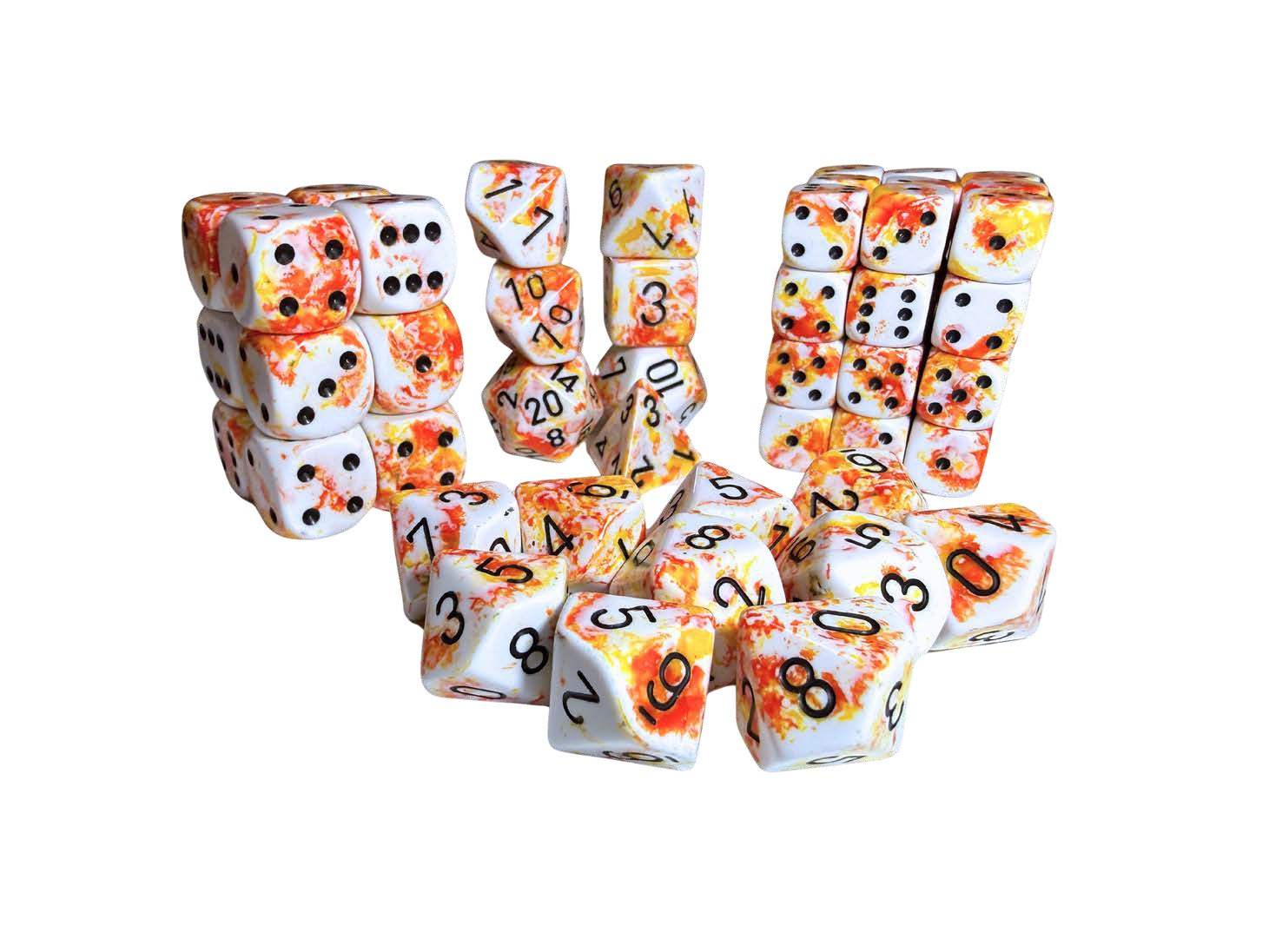 Dice 7-Die Set Brush