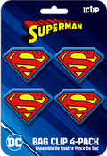 Superman Magnetic Bag Clips (4 Pack)