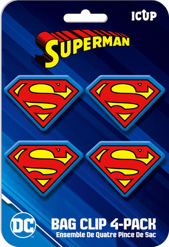 Superman Magnetic Bag Clips (4 Pack)