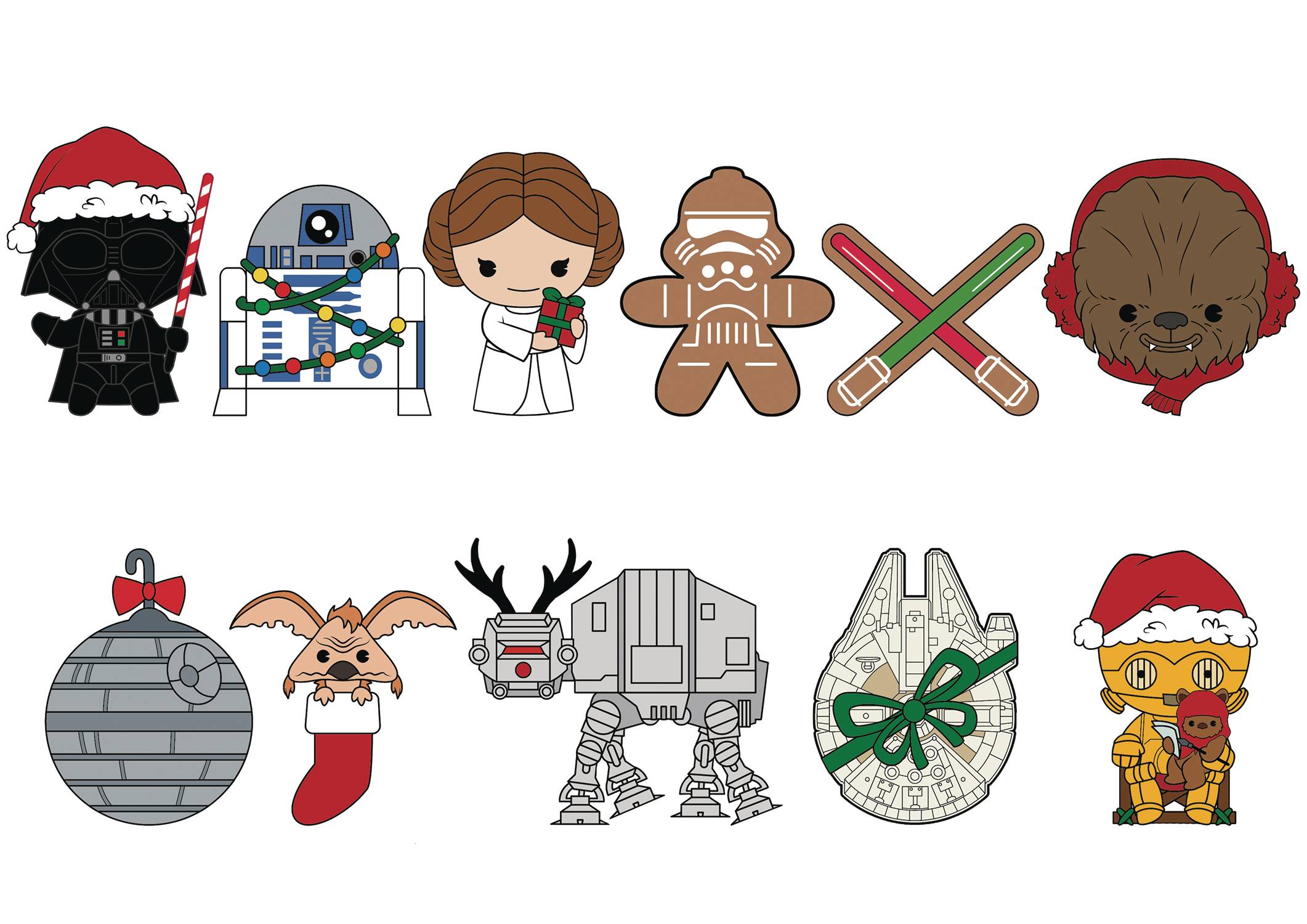 STAR WARS SEASONAL SERIES2 3D FOAM BAG CLIP