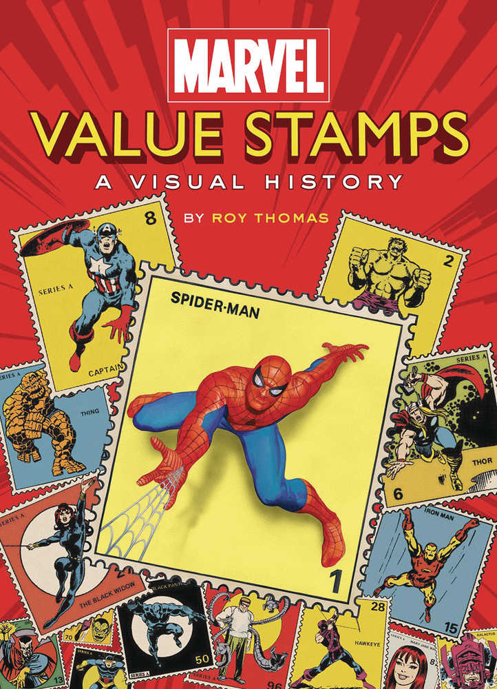 Marvel Value Stamps Visual History Hardcover