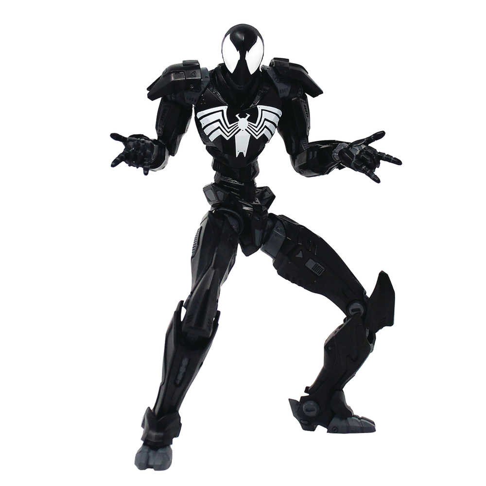 Mondo Mecha Marvel Symbiote Spider-Man 10in Action Figure *OPENED*