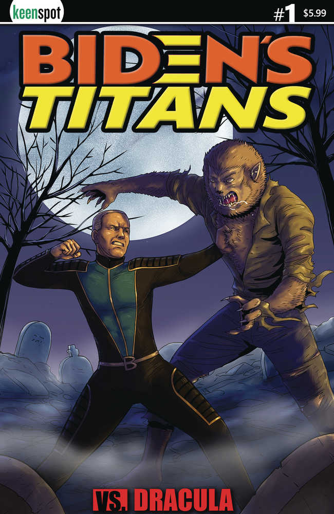 Bidens Titans vs Dracula Cover B Joseco