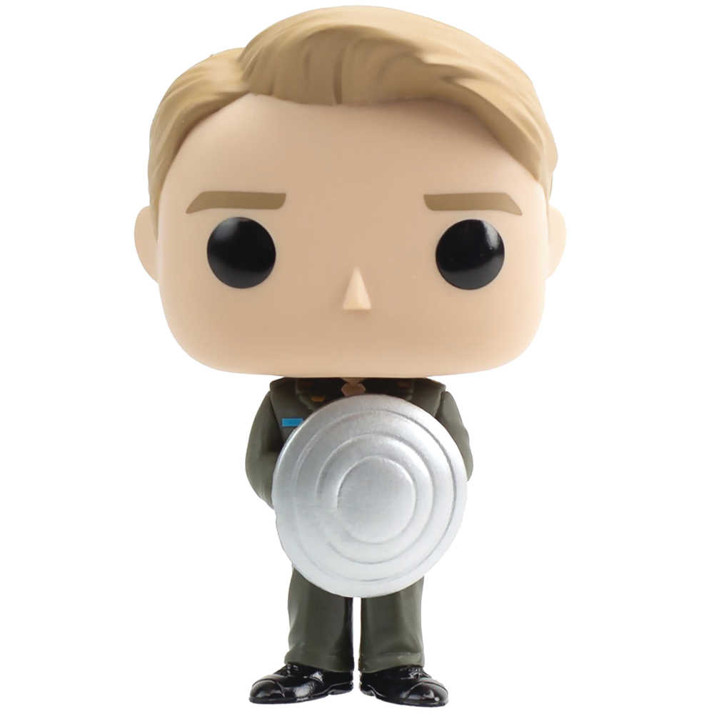 Marvel Captain America W/Prototype Shield Vinyl Pop Figure (Net