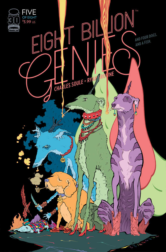Eight Billion Genies #5 (Of 8) Cover B Moore (Mature) SIGNED and SKETCHED by RYAN BROWNE