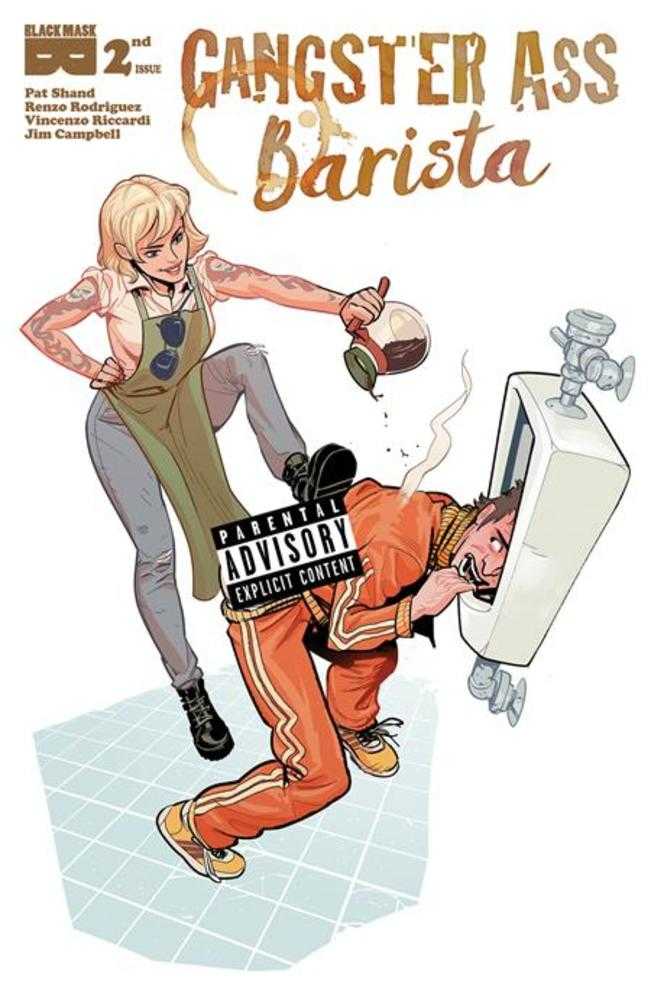 Gangster Ass Barista #2 Cover B Conor Hughes Nsfw Variant (Mature)
