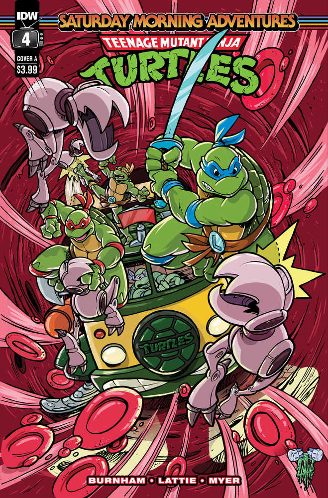 Teenage Mutant Ninja Turtles Saturday Morning Adventures #4 Cover A Lattie