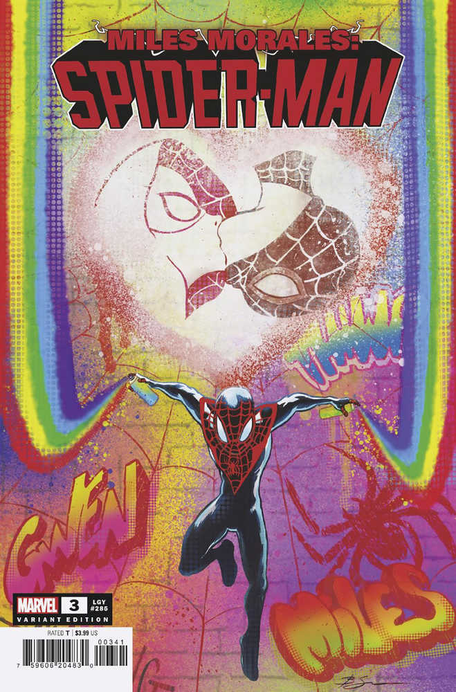 Miles Morales Spider-Man #3 Graffiti Variant