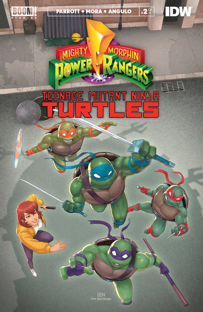 Mmpr Teenage Mutant Ninja Turtles II #2 (Of 5) Cover D Teenage Mutant Ninja Turtles Variant Bernardo