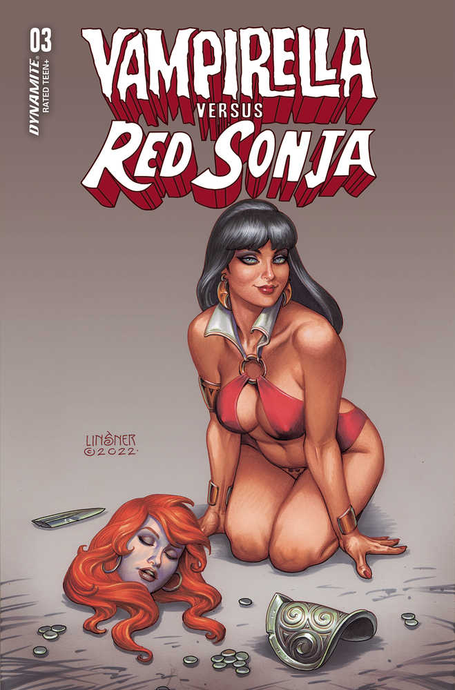 Vampirella vs Red Sonja #3 Cover B Linsner
