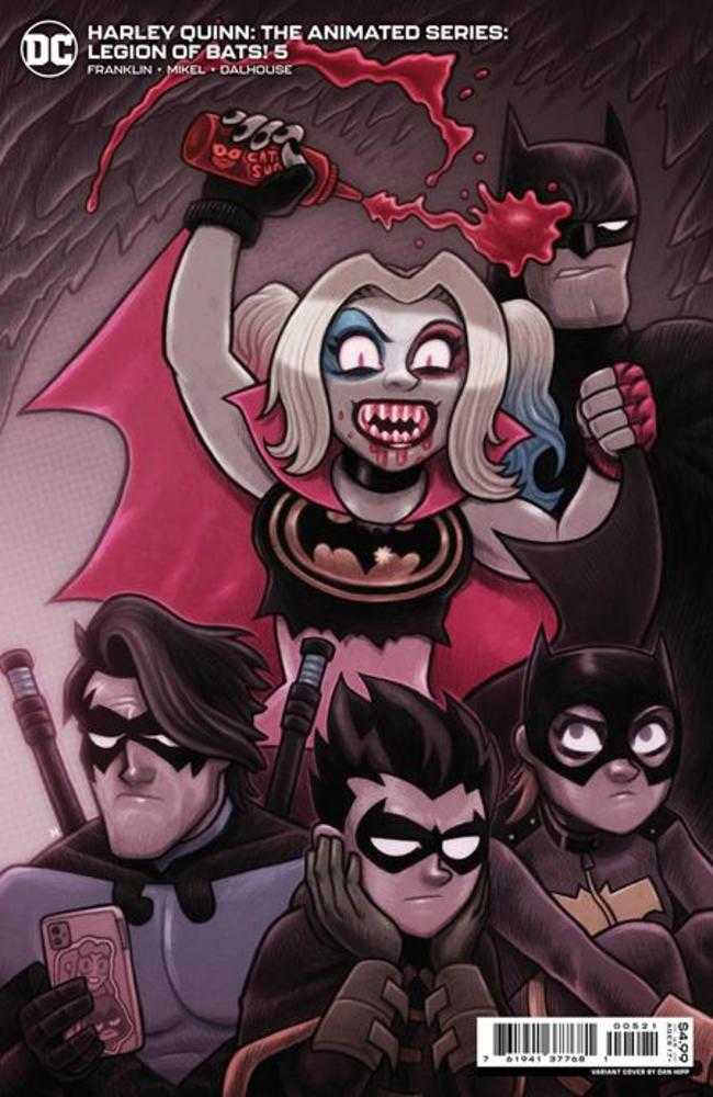 Harley Quinn The Animated Series Legion Of Bats #5 (Of 6) Cover B Dan Hipp Card Stock Variant (Mature)
