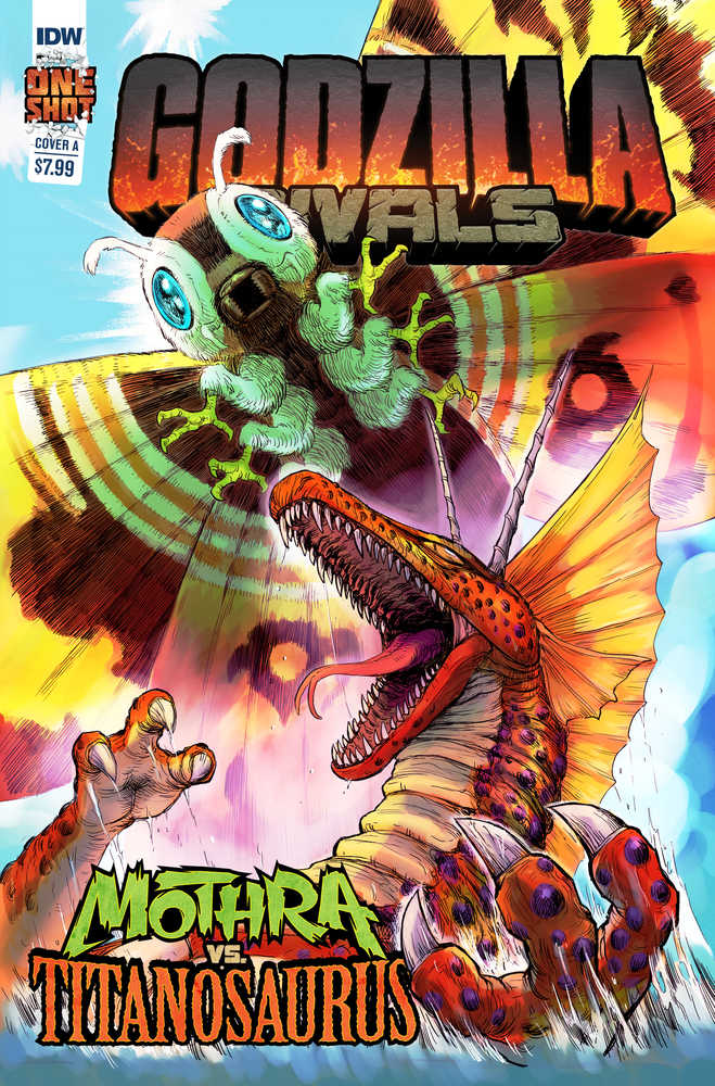 Godzilla Rivals Mothra vs Titanosaurus Cover A Wind (Mature)