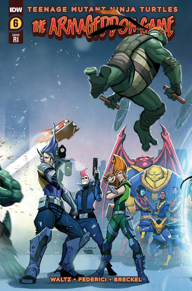 Teenage Mutant Ninja Turtles Armageddon Game #6 Cover D 10 Copy Variant Edition Qualano