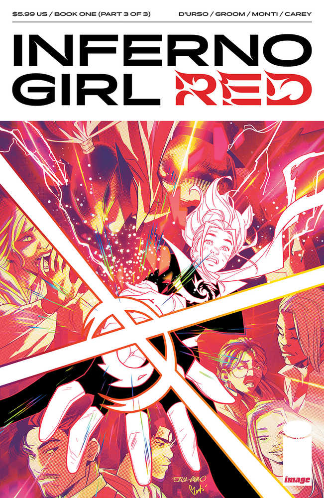 Inferno Girl Red Book One #3 (Of 3) Cover A Durso & Monti Mv