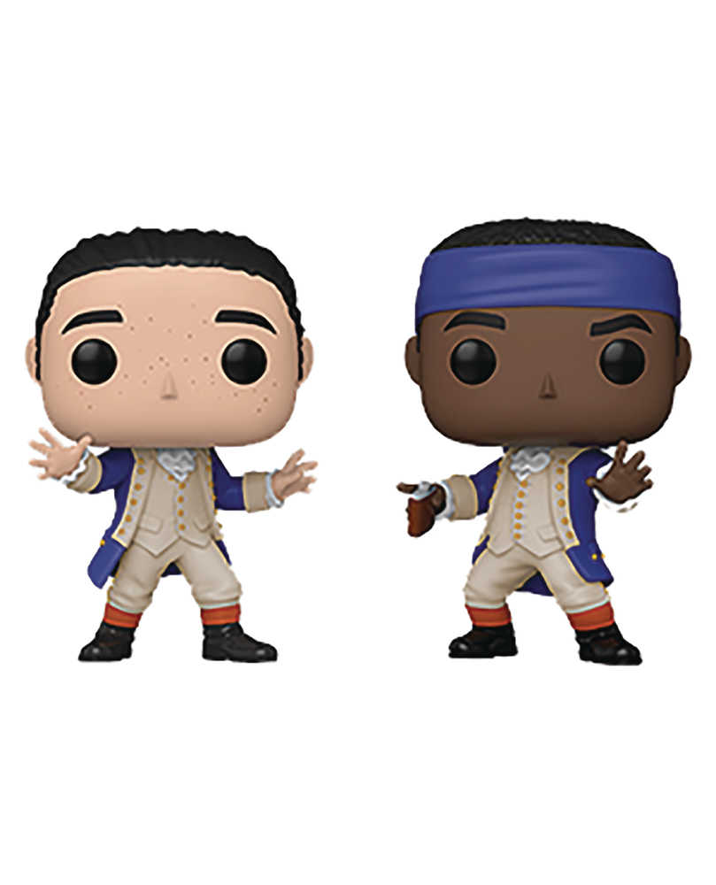 Pop Broadway Hamilton Laurens & Mulligan Fs 2pk Vinyl Figure