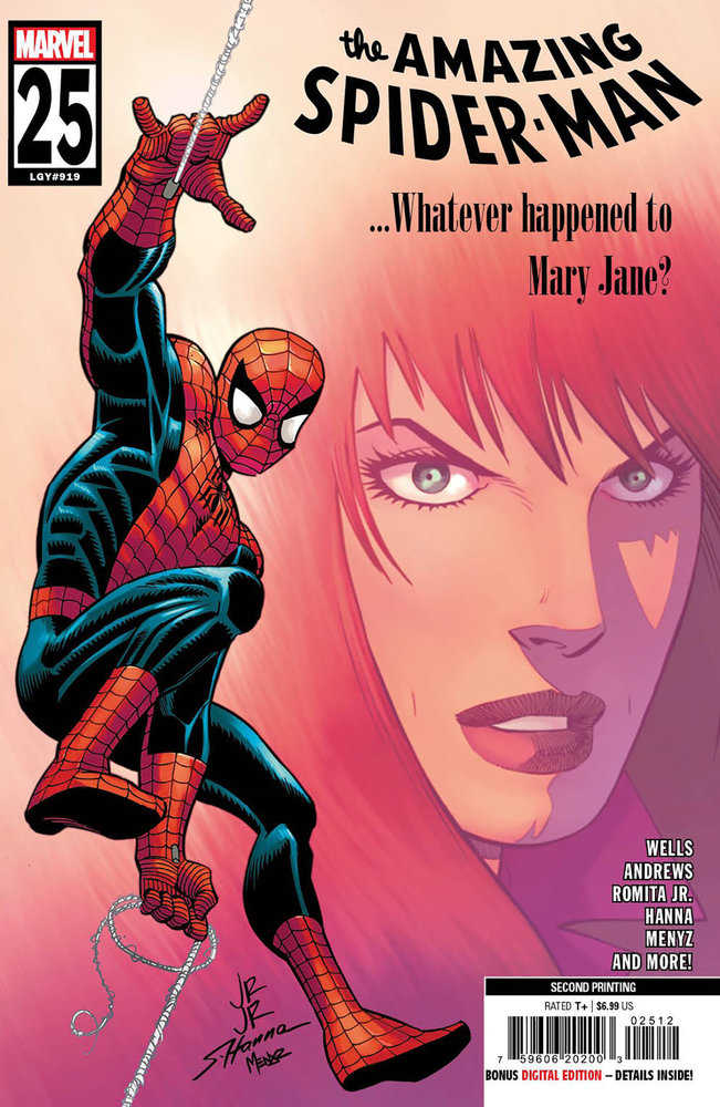 Amazing Spider-Man #25 John Romita Jr. 2nd Print Variant