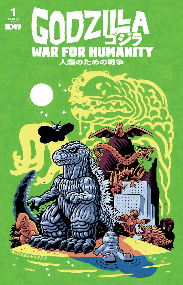 Godzilla War For Humanity #1 Cover A (Maclean)