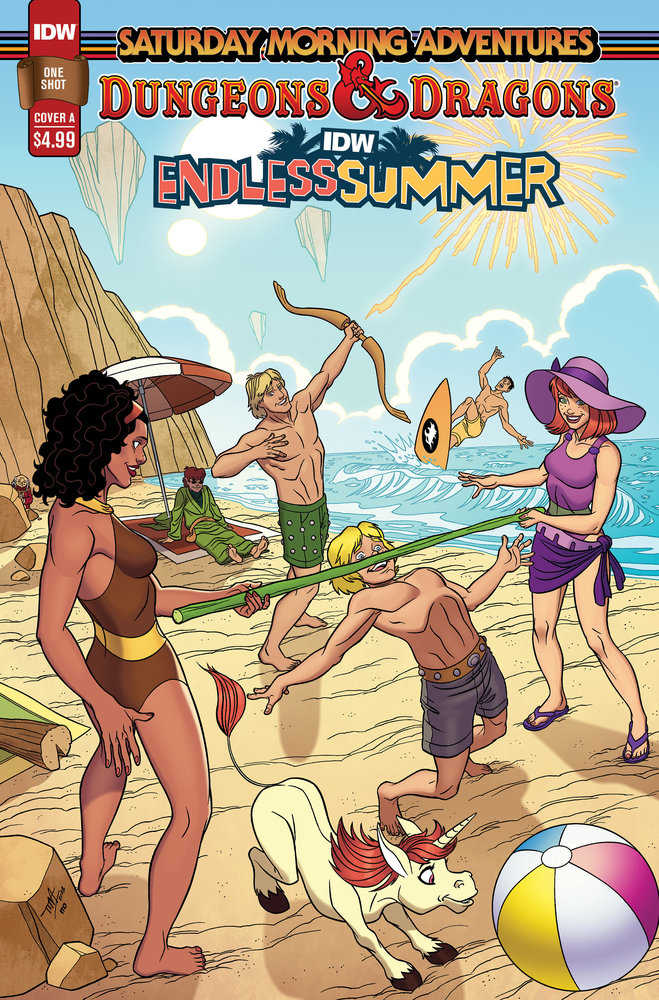 IDW Endless Summer Dungeons & Dragons Saturday Morning Adventures Cover A (Levins)