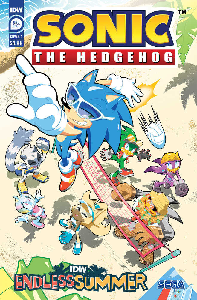IDW Endless Summer Sonic The Hedgehog Cover A (Yardley)